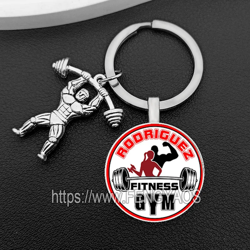 GYM Key Chains House for Bodybuilder I Love Weightlifting Key Holder for Keys Sport Keychains Gift for Fitness Enthusiasts