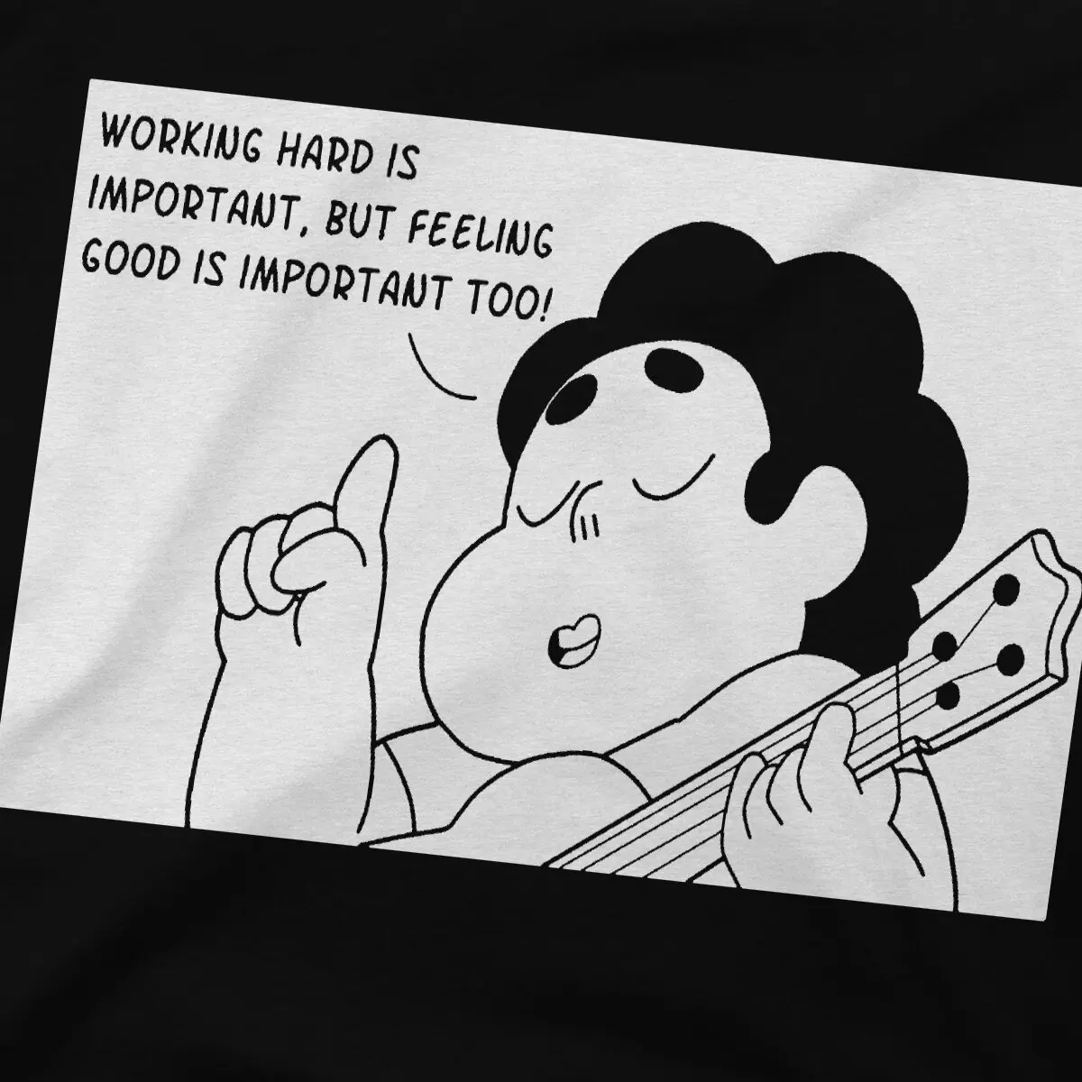 Men Working Hard Is Important T Shirt Steven Universe American Animated Crystal  Cotton Clothing Novelty Short Unique T-Shirt