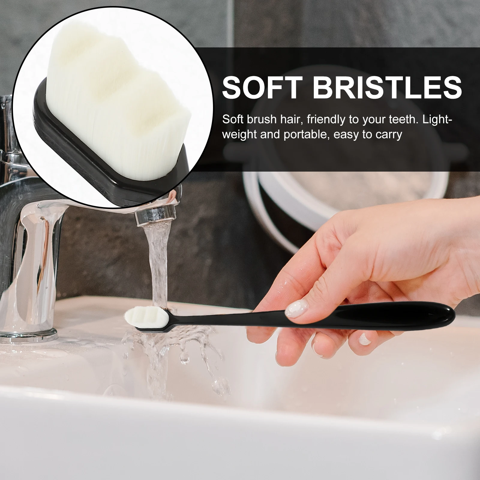 

4Pcs Maternal Oral Care Toothbrush Soft Wave Bristles Compact Size Ideal for Puerperal Gum Cleaning Sensitive Teeth Friendly