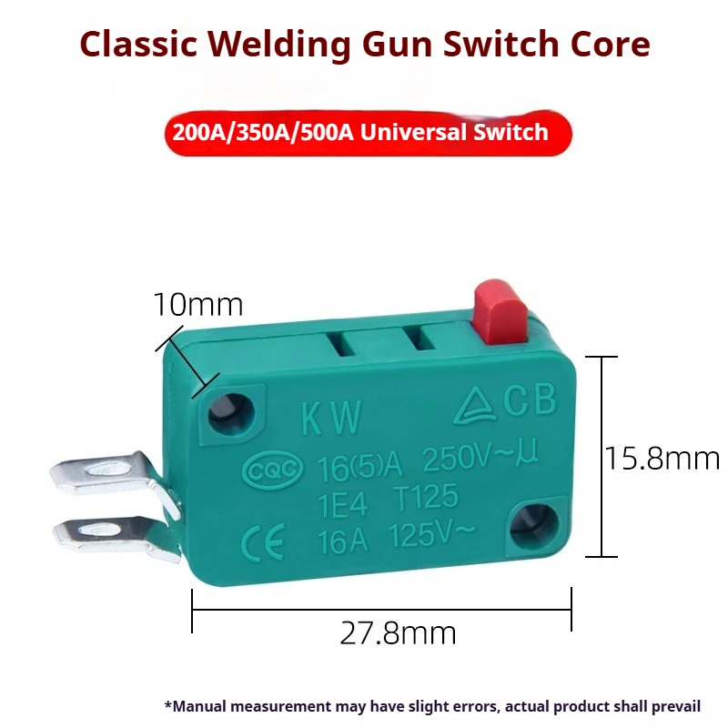 15AK MIG Welding Gun Trigger Micro Switch, 200A 350A 500A Gas Shielded Welding Torch Switch Core