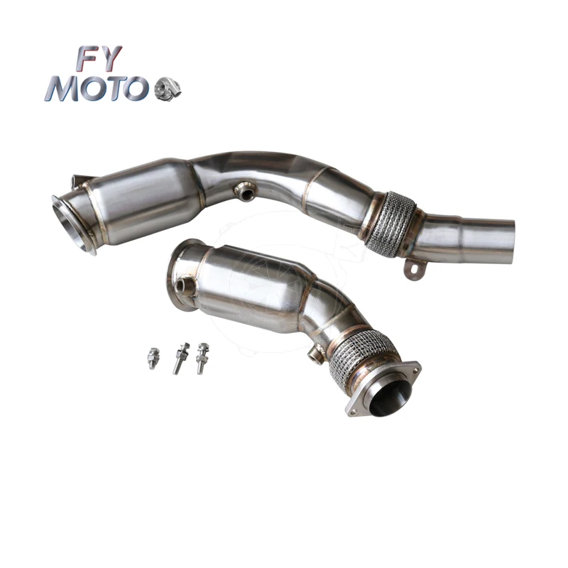

Exhaust Downpipe For BMW S55 M3 M4 F80 F82 M2C M PERFORMANCE 2014+ With 200 Cell Catalytic Converter
