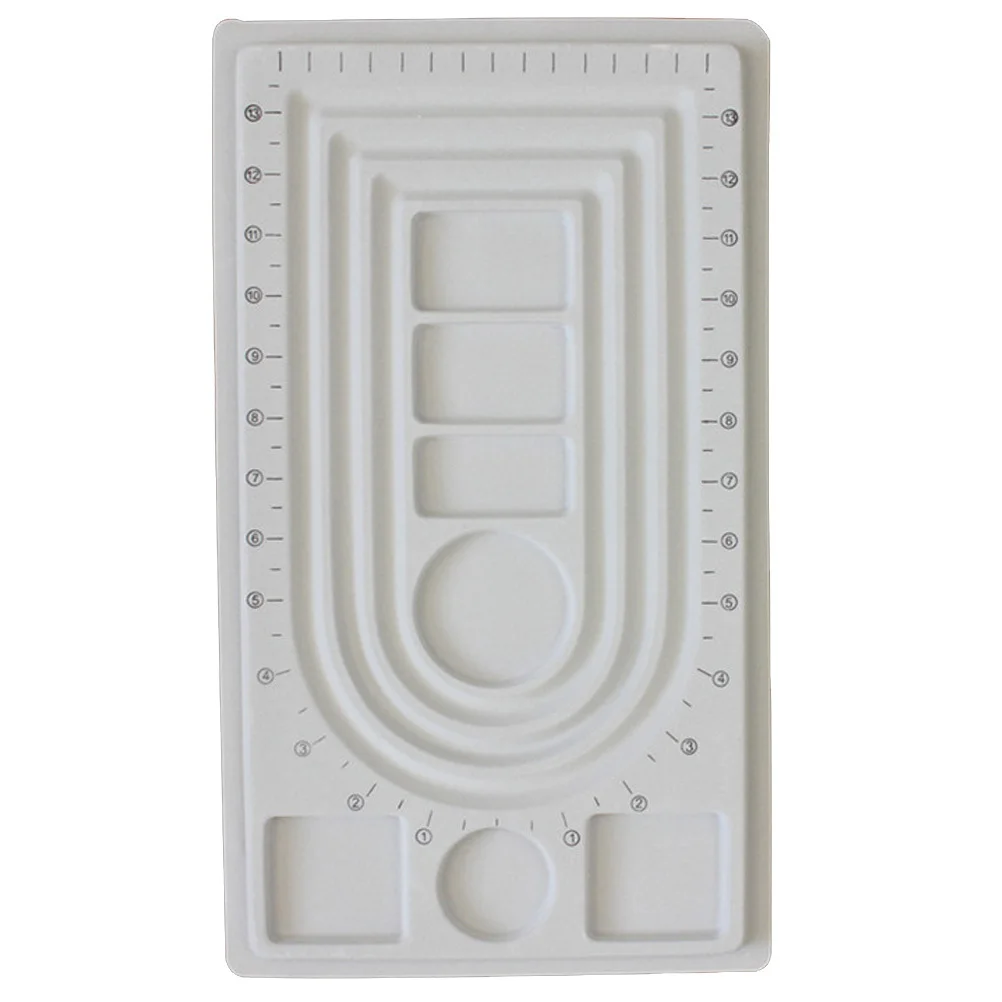 

Доска для дизайна ювелирных изделий из бисера, пластиковый лоток премиум-класса для браслета, ожерелья, измерения ювелирных изделий, принадлежности для бисера, дизайн «сделай сам»