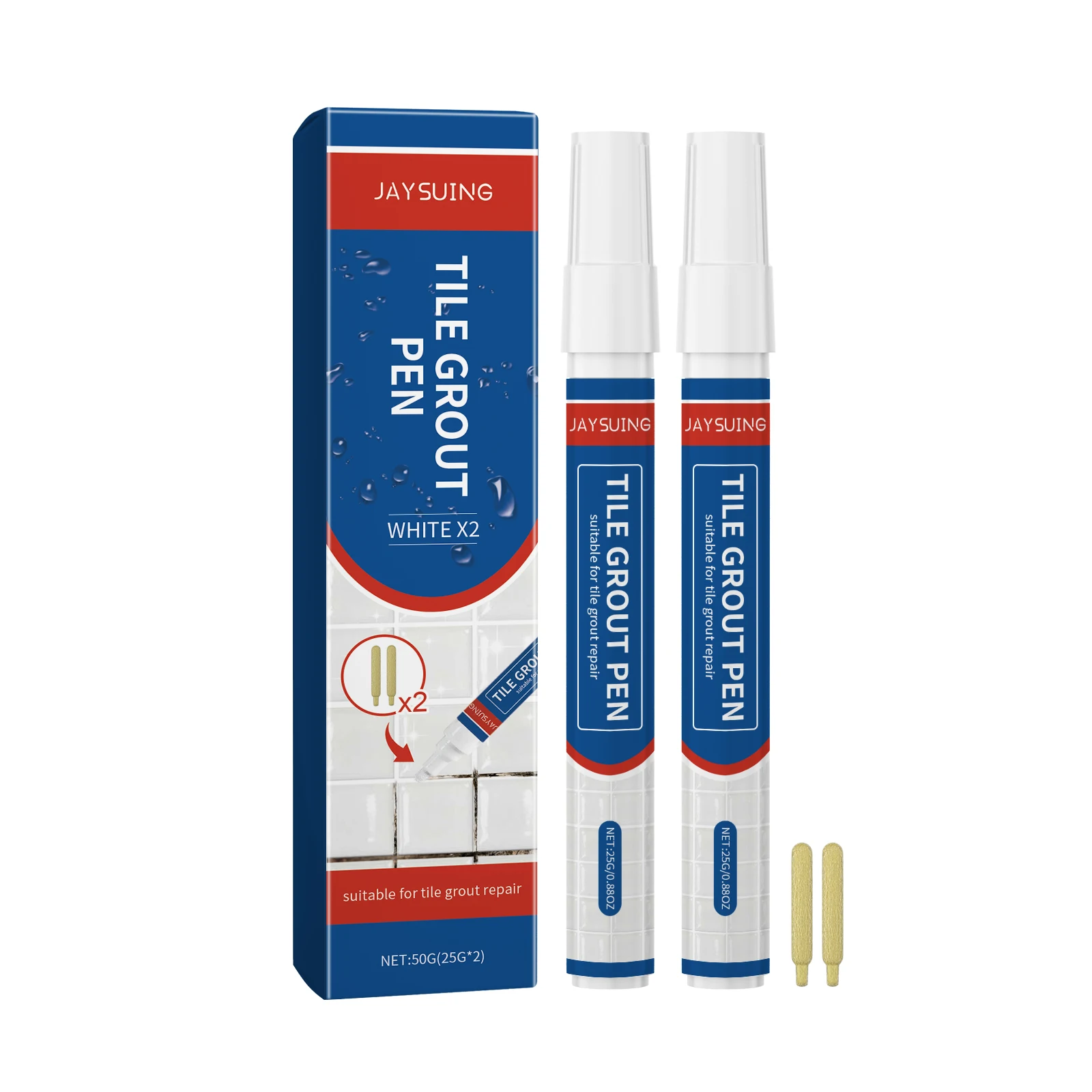 

Ceramic Tile Grout Pen Waterproof Mold-Resistant Long-Lasting for Creating Aesthetic And Neat Home Environment