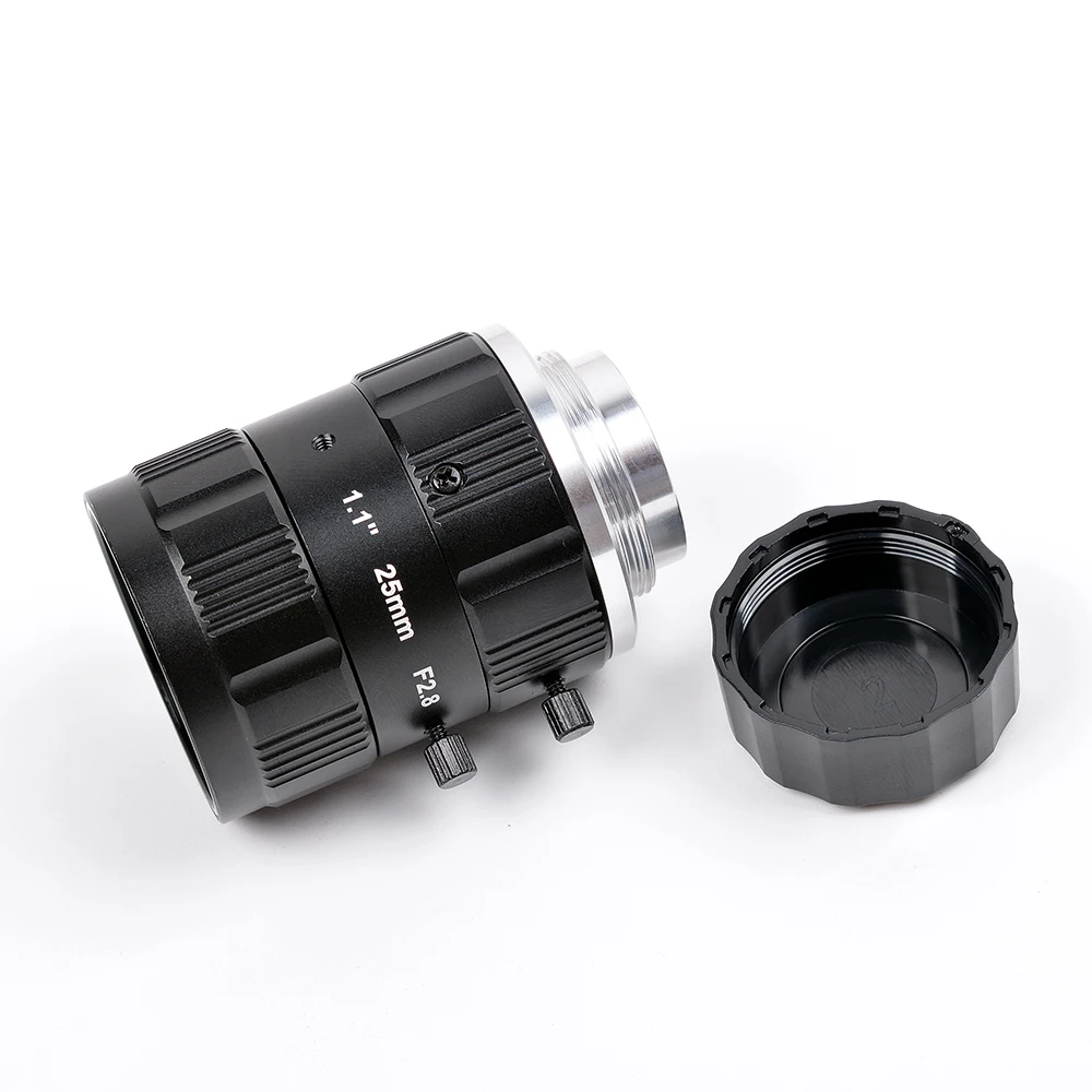 25MP Fixed Focus C-mount FA Machine Vision Camera Lens 1.1\