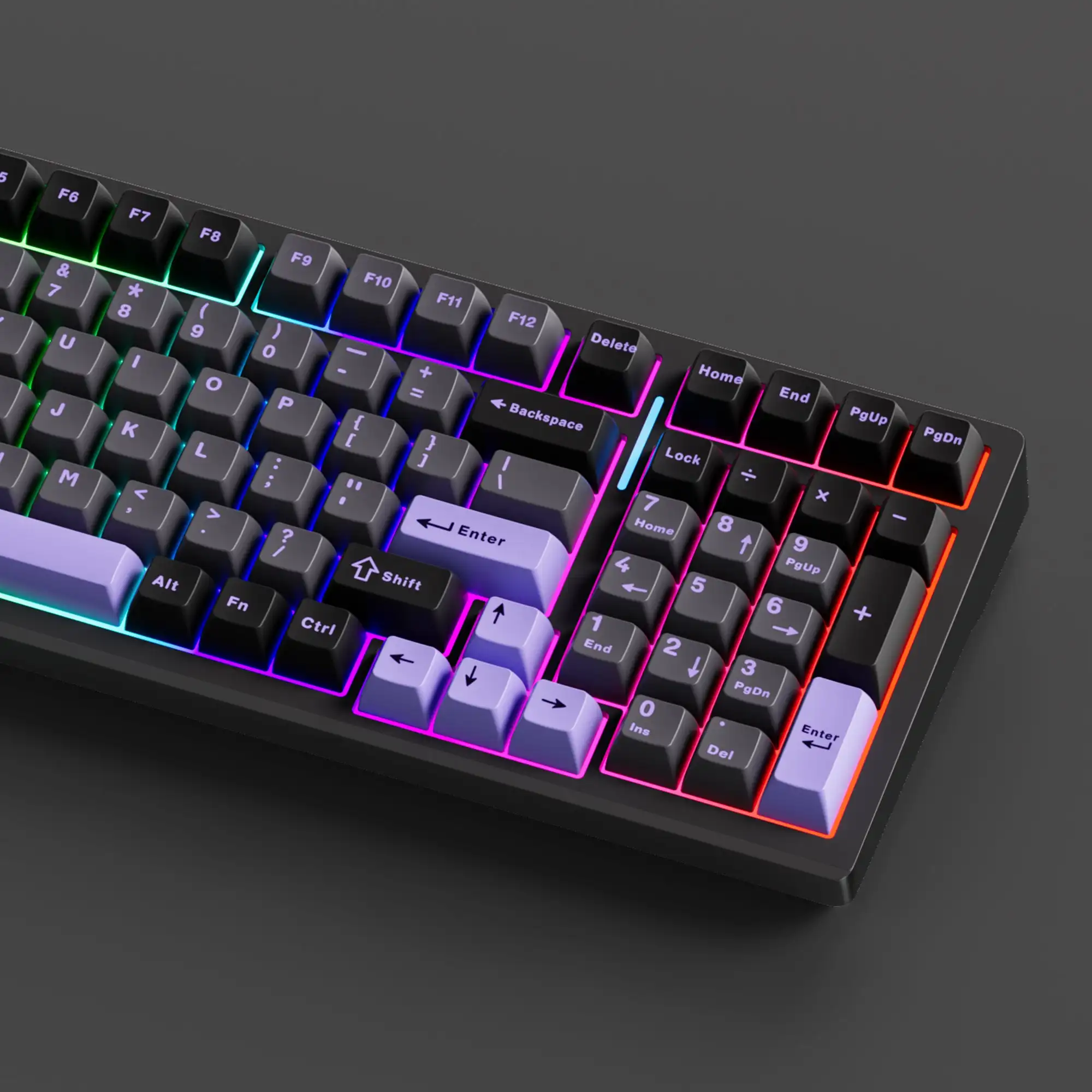 G98 Pro Wireless Tri-Mode Custom Mechanical Gaming Keyboard 98 % Layout Dichtungsstruktur PBT Keycaps Gaming Keyboard