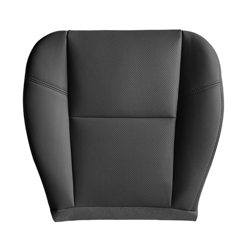 

2X Car Front Driver Side PU Leather Seat Cushion Bottom Seat Cover For Cadillac Escalade 2007-2014 Black