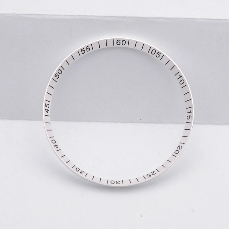 SKX SRPD 30.5mm Copper Chapter Ring For Seiko Mod NH35 NH36 Movement Hard Inner Ring Men Diving Watch Dial Replacement Repair