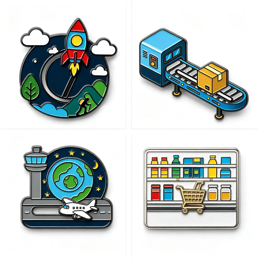 Custom Pins Cheap Custom Enamel Lapel Pins Funny Mood Emoji Slider Cartoon Metal Brooch Backpack Decor Badge