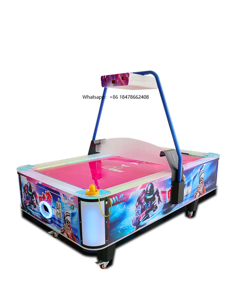 Professional Commercial Air Hockey Table Tournament Size Arcade Game Machine Coin-Operated Multiplayer
