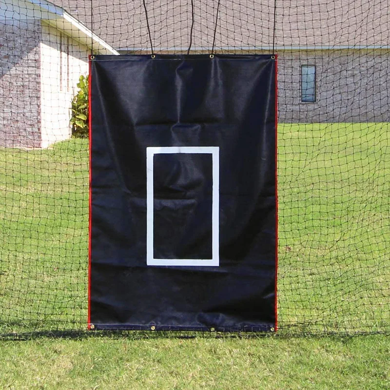 

Baseball and softball strike cage target target cloth 6 * 4ft 8 octopus buckles + elastic rope, training strike target cloth