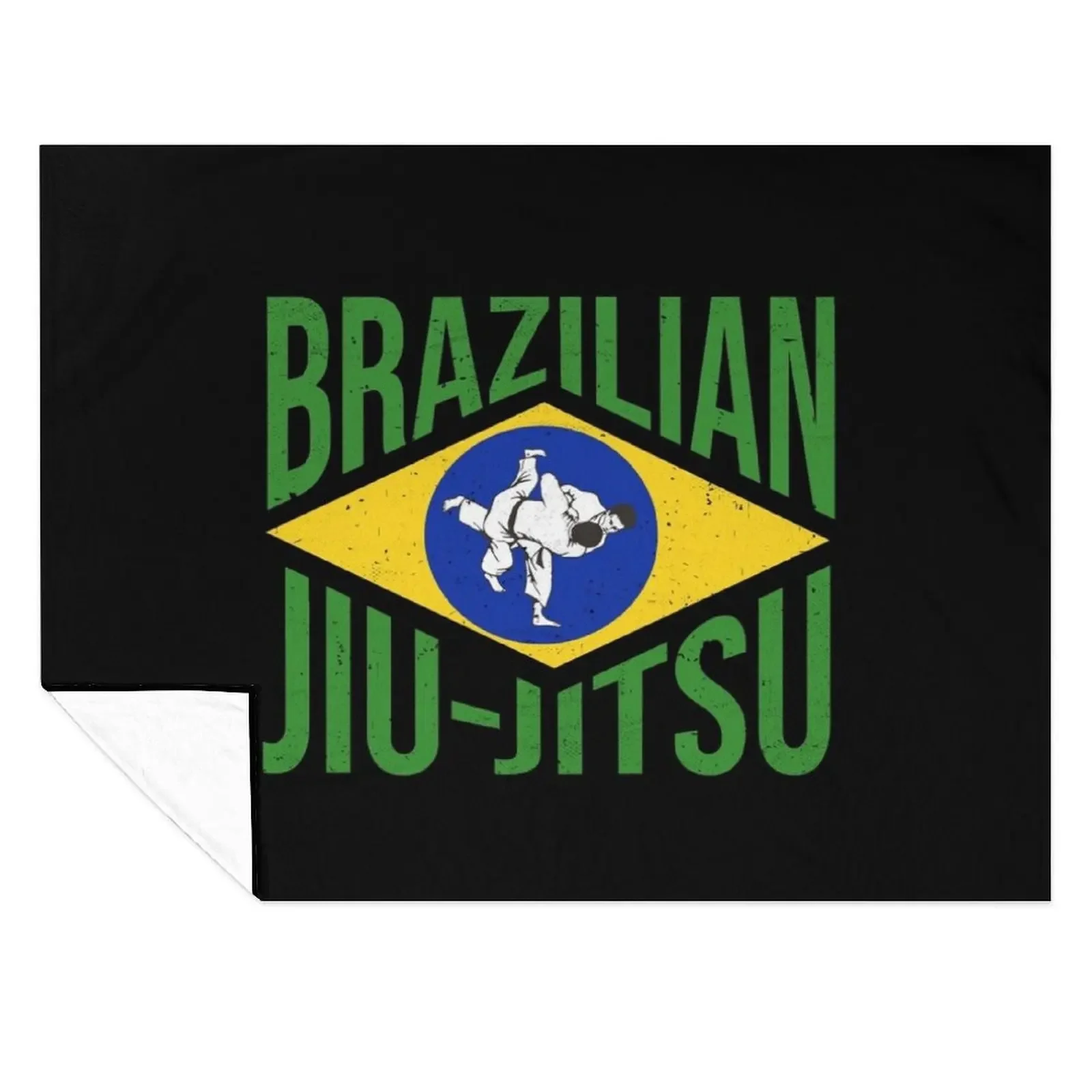 

Brazilian Jiu-Jitsu BJJ - gift for martial arts lovers Throw Blanket Flannel Furrys manga Blankets