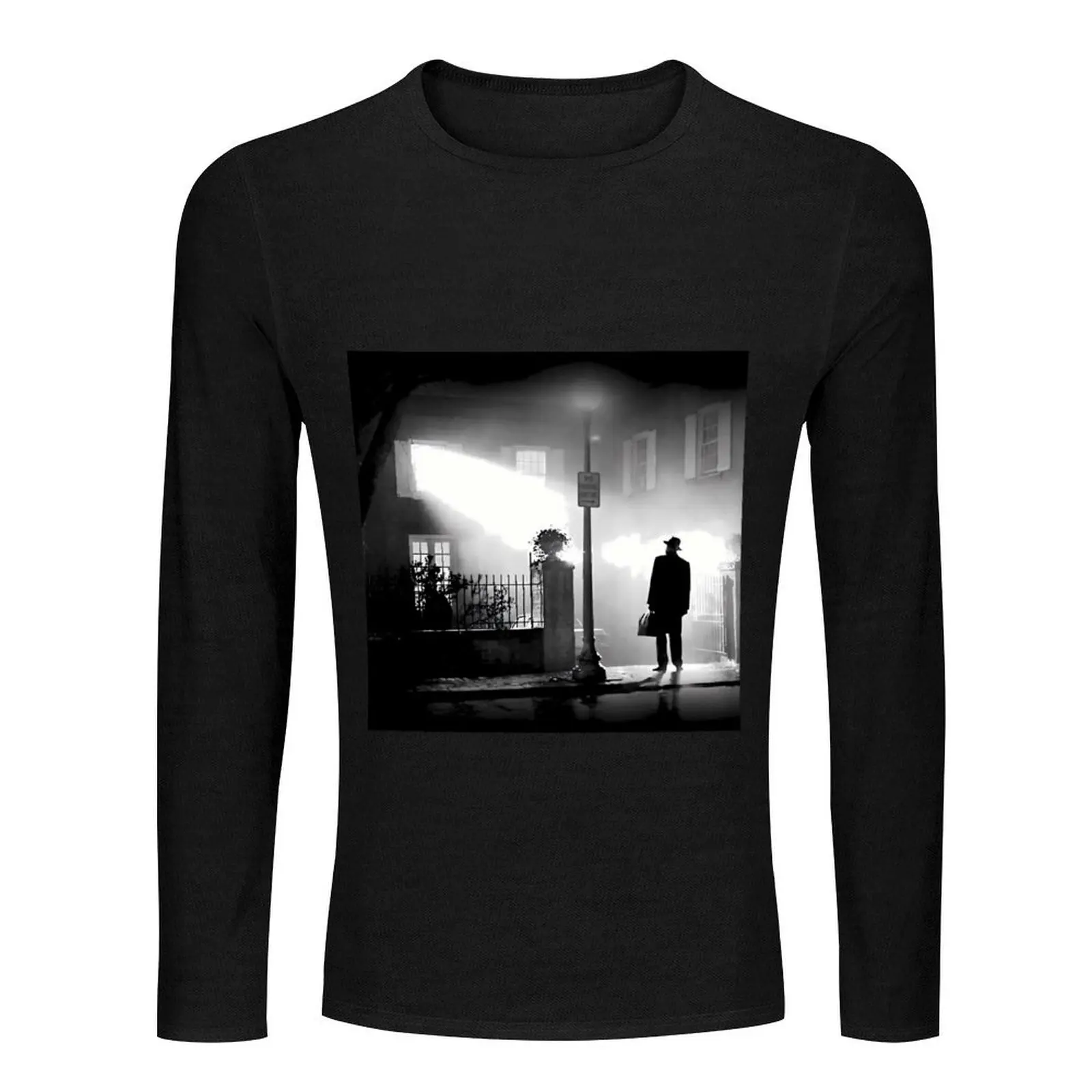 The Exorcist Art Print \t Long T-Shirt Oversized t-shirt designer t shirt men