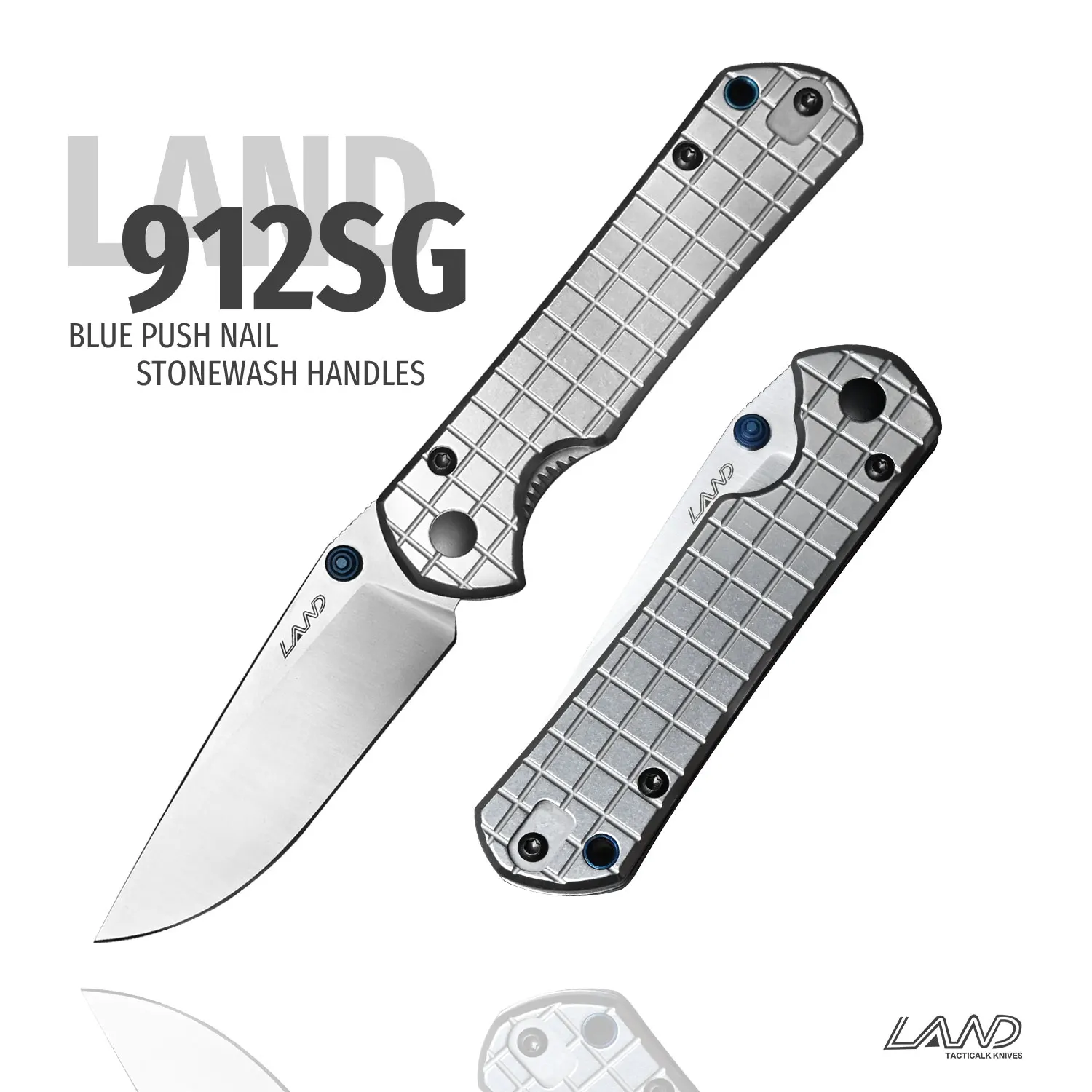 LAND 910 coltello pieghevole tascabile 12C27 lama in acciaio inossidabile cuscinetto a sfere campeggio esterno sopravvivenza portatile strumento di pesca edc