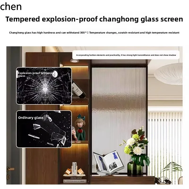 YXY خزانة المدخل باب الدخول خزانة الأحذية شاشة متكاملة ديكور حديث بسيط خزانة بهو منزلية #3