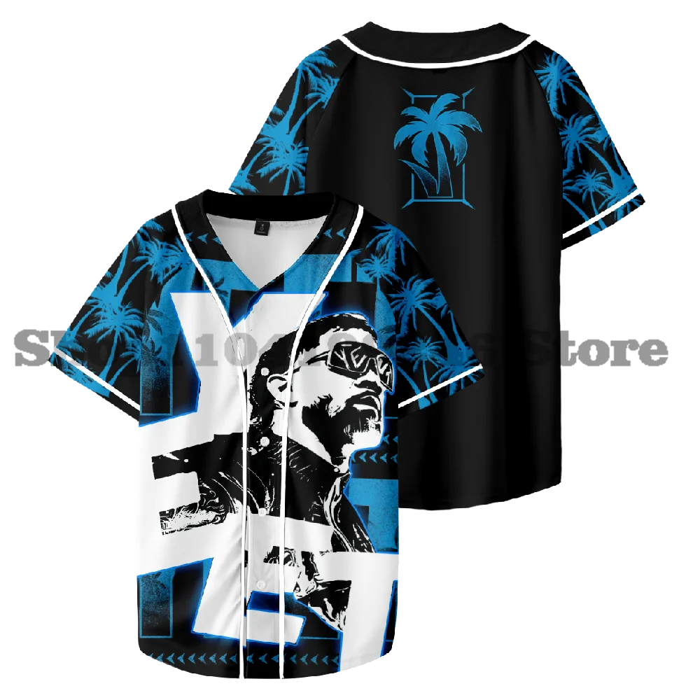 

‎ ‎ Бейсбольная майка Jey USO Merch Yeet для мужчин и женщин, повседневная бейсбольная форма с тонкими пуговицами, масляный глазок, индивидуальный стиль трикотажа1
