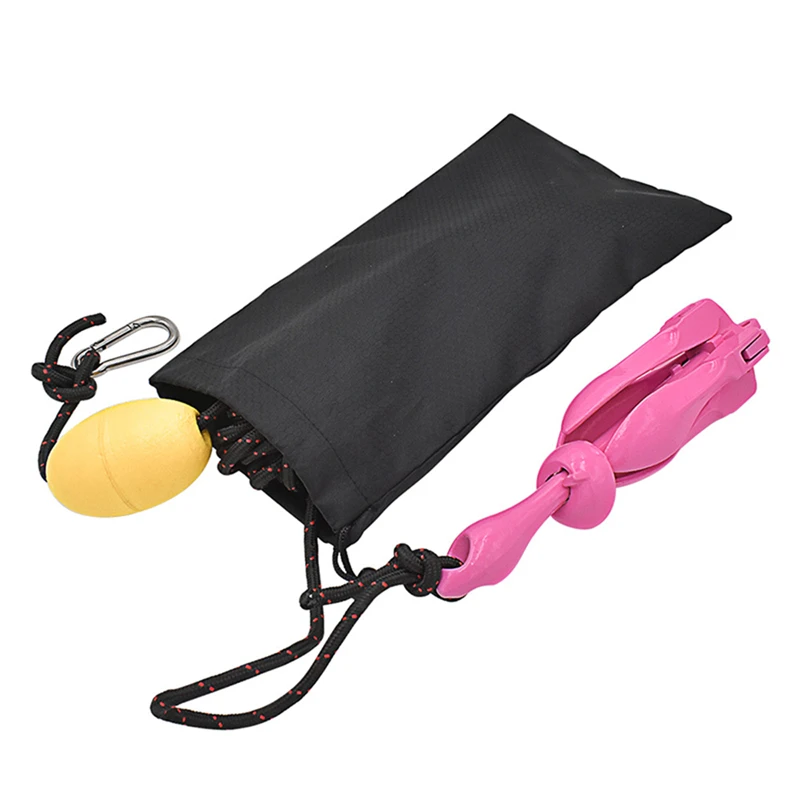 Kayak Anchor 3.5 lb Folding Marine Anchor for Fishing Kayaks Small Boats Canoes Paddle Board with Rope and Buoy Storage Bag