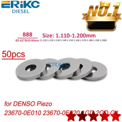 23670-0E010 23670-0E020 B88 Fuel Injector Nozzle Shim G4 Valve Plate 295040-9440 Thick 1.11-1.20mm for Piezo 1GD 2GD 50pcs