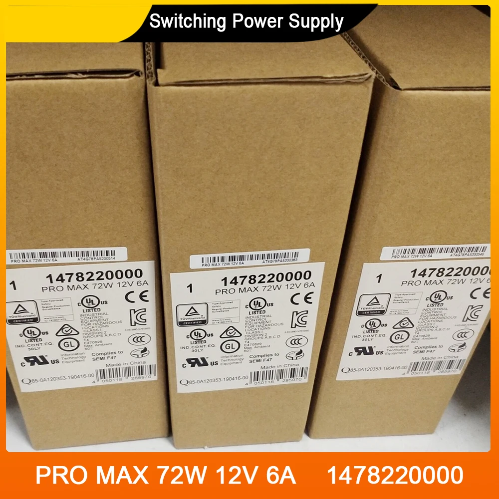 New PRO MAX 72W 12V 6A 1478220000 Switching Power Supply For Weidmuller High Quality Fast Ship