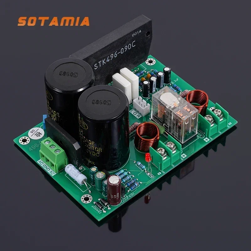 SOTAMIA 200W STK496-090 Power Amplifier Board Low Distortion Classic Home Theater Sound Speaker Amplifier Audio Amplificador