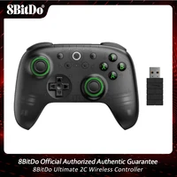 8BitDo Ultimate 2C controlador inalámbrico Gamepad con Joystick Hall para PC Windows 10/11 Steam Deck Raspberry Pi Android