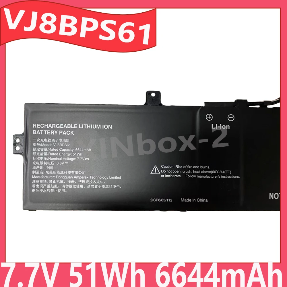 

VJ8BPS61 7.7V 51Wh 6644mAh Laptop Battery For sony F14 F16 VJF141 VJF14190111L VJF14190211N VJF14190311W VJF14190411L VWFC71639