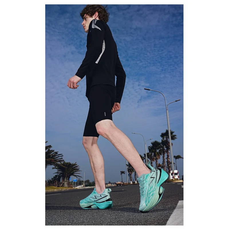 أحذية رياضية شتوية مريحة للرجال مع سطح جلدي مقاوم للماء وغير قابل للانزلاق، أحذية رجالية للجري في الهواء الطلق، مقاومة للاهتراء #4