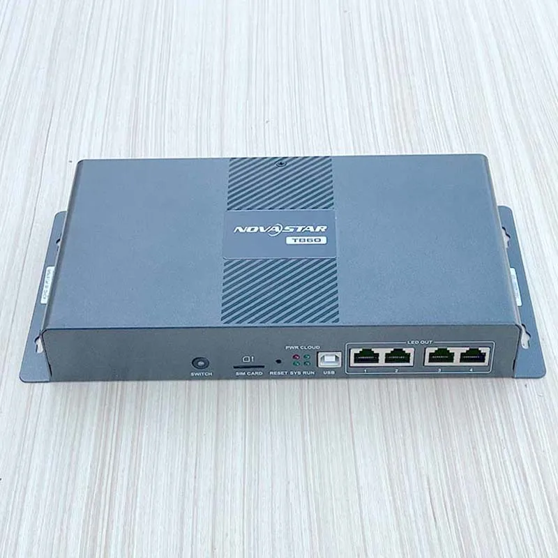 Novastar TB60 Multimedia Playback Box USB Port WiFi HDMI Controller HUB75 Full Color Module LED Display Screen Video Processor