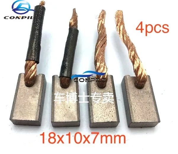 4pcs 18x10x7mm for Xiali car starter motor carbon brush electric brush