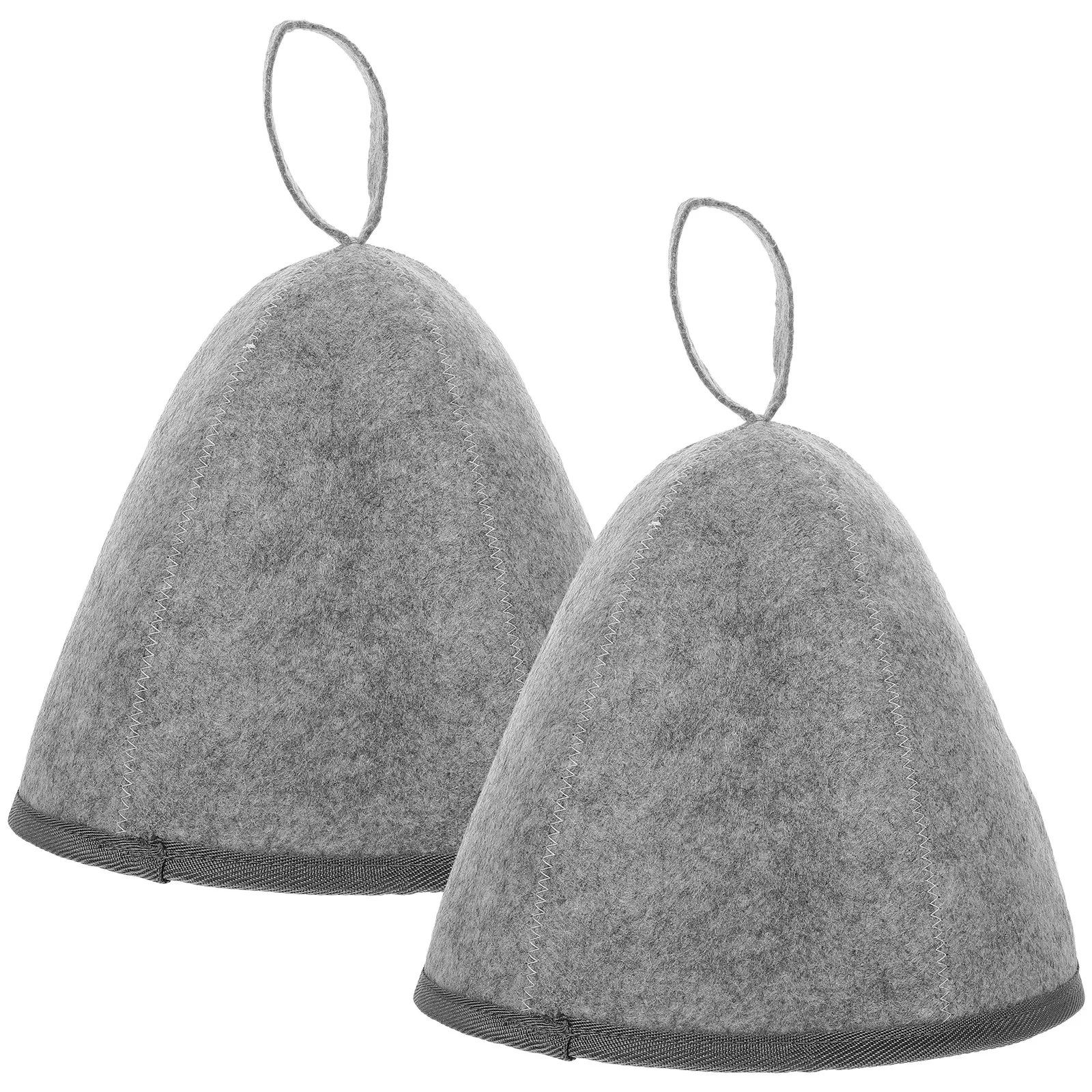 2 pcs Sauna Hat Felt Sauna Hat portable and useful sauna hat Women Sauna Hat Men Sauna Hat Adult Sauna steam sauna accessories