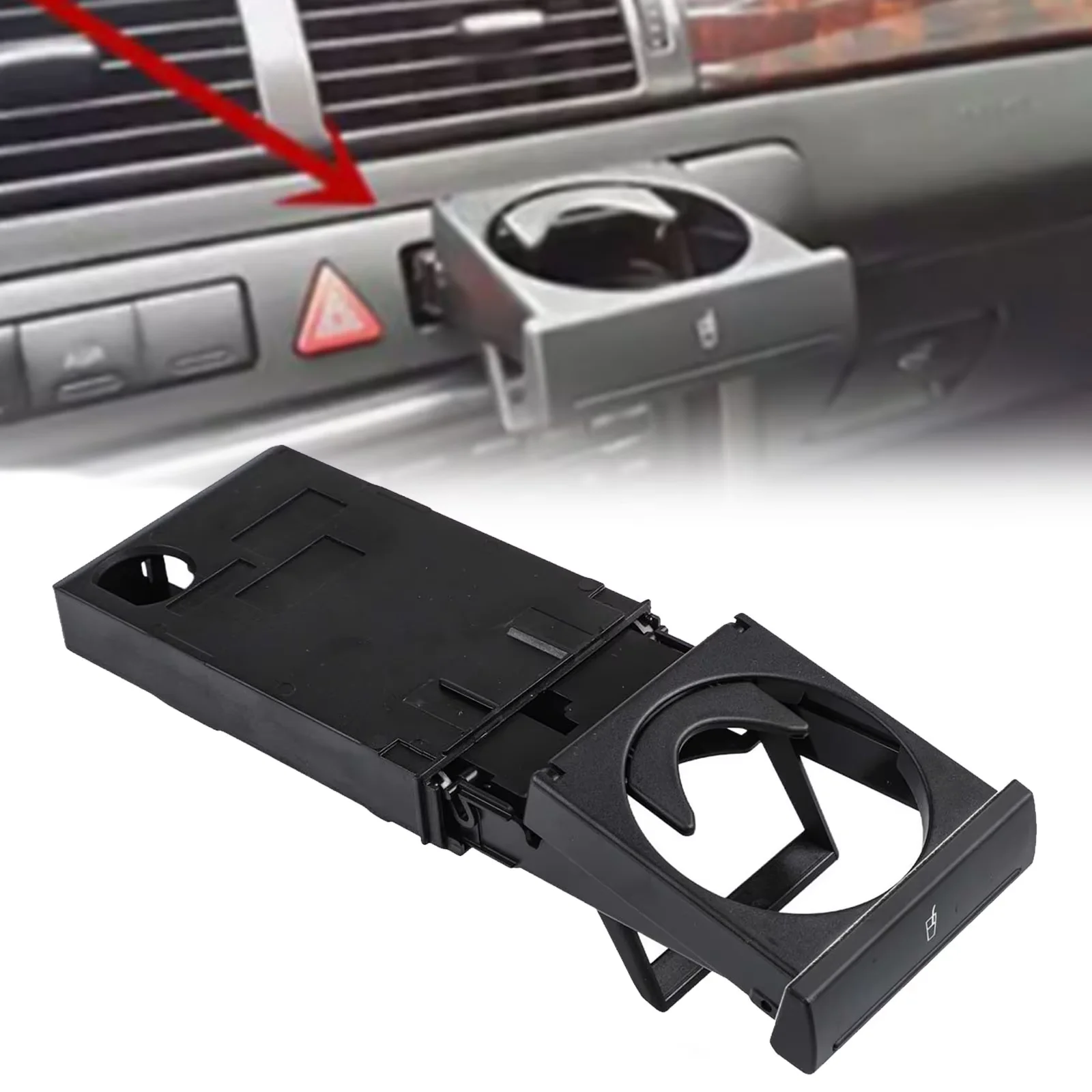 Car Cup Holder Direct Replacement Durable Beverage Holder Ashtray Mounting Bracket for Audi A6 C5 1998-2005 Auto Interior Parts