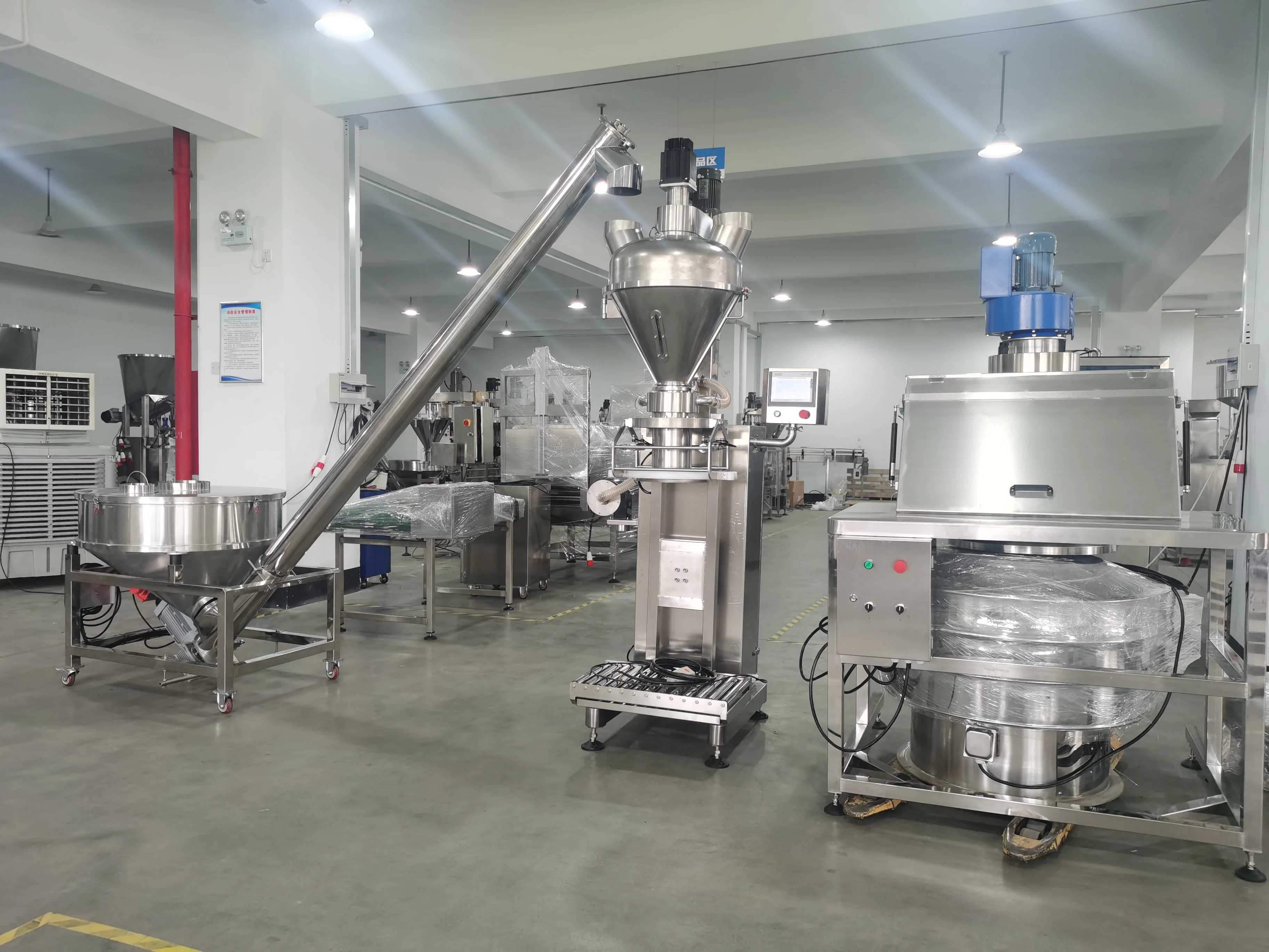 High Precision Automatic 1000g Milk Glucose Coffee Powder Auger Filler