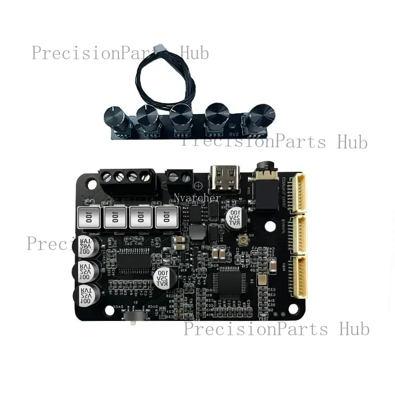 Bluetooth 5.0 DSP Power Amplifier Board 40W*2 StereoTreble Adjustment Frequency Division Support Tuning Software