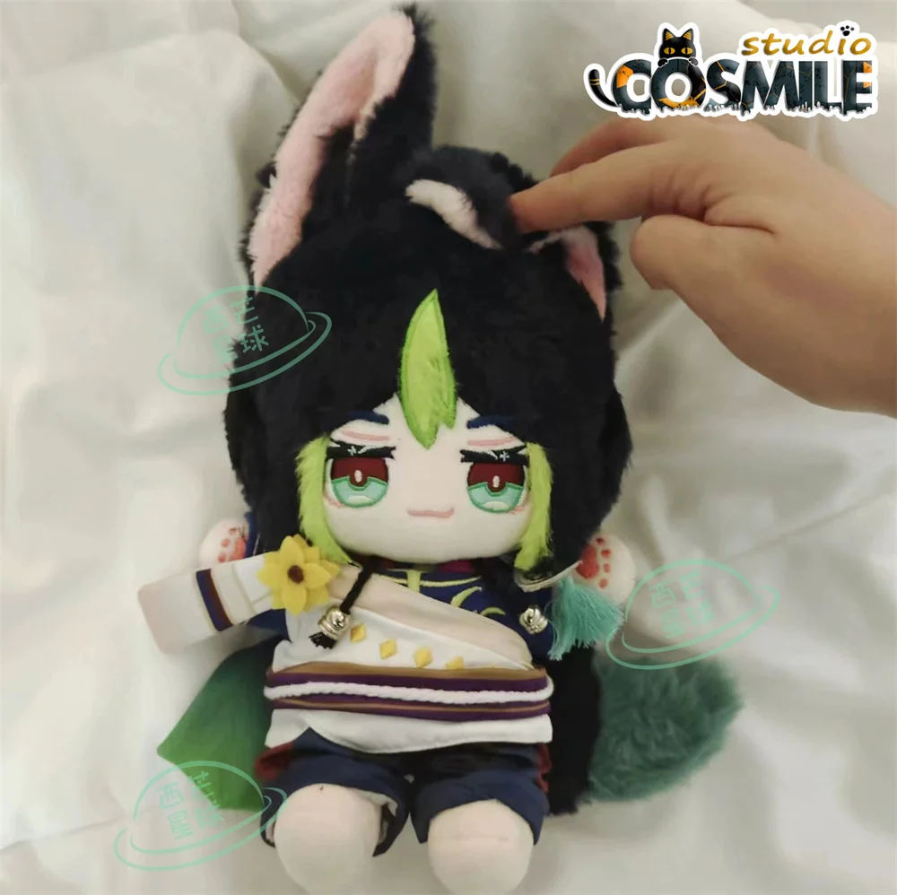 Game Genshin Impact Tighnari Stuffed Plushie 20cm Plush Doll Body Clothes Toy XQ