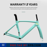 53cm 55cm XR4 Carbon Fiber Road Bike Frame With BB386 Light Weight Bicycle Racing Frameset DPD Shipping