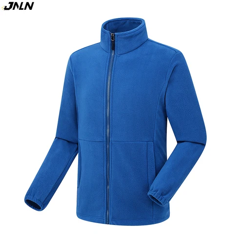 JNLN-Chaquetas de lana Polar para hombre, abrigo térmico de concha suave a prueba de viento para deportes al aire libre, senderismo, Camping, esquí, escalada, abrigo cálido de invierno