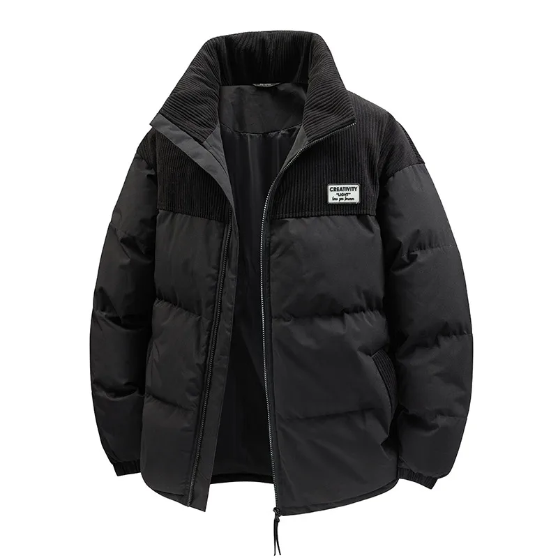 Men's Fashion Windbreaker Parka Coat Windproof Casual Autumn Winter Overcoat Warm Hombre New Male Jacket Streetwear Outdoors - Image 4