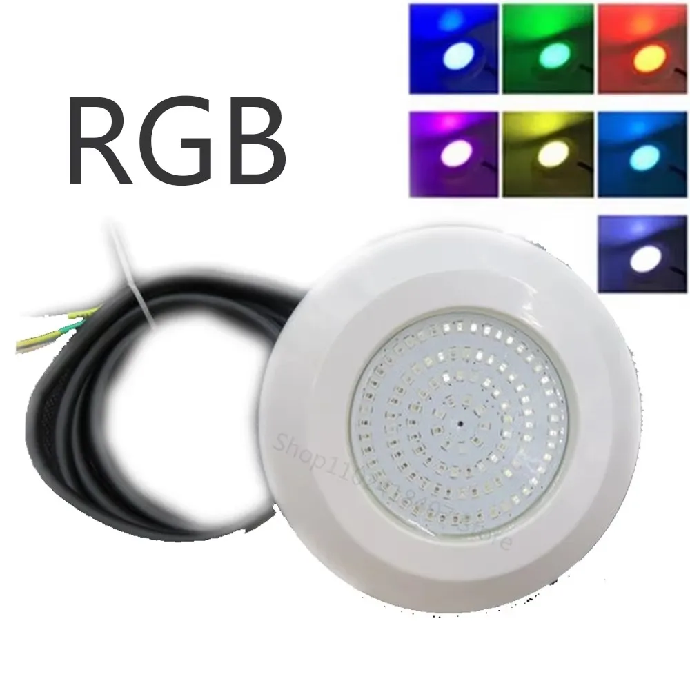 

12 Вт RGB светодиодный светильник для бассейна, ночник, WIFI и 2,4G, управление через приложение, подводные фонари, фонтан, пейзажная лампа, прожектор Piscina Luz