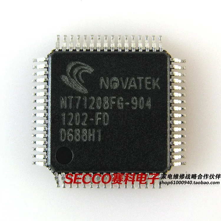 

（5PCS）NEW ORIGINAL NT71208FG-904 LCD CHIP