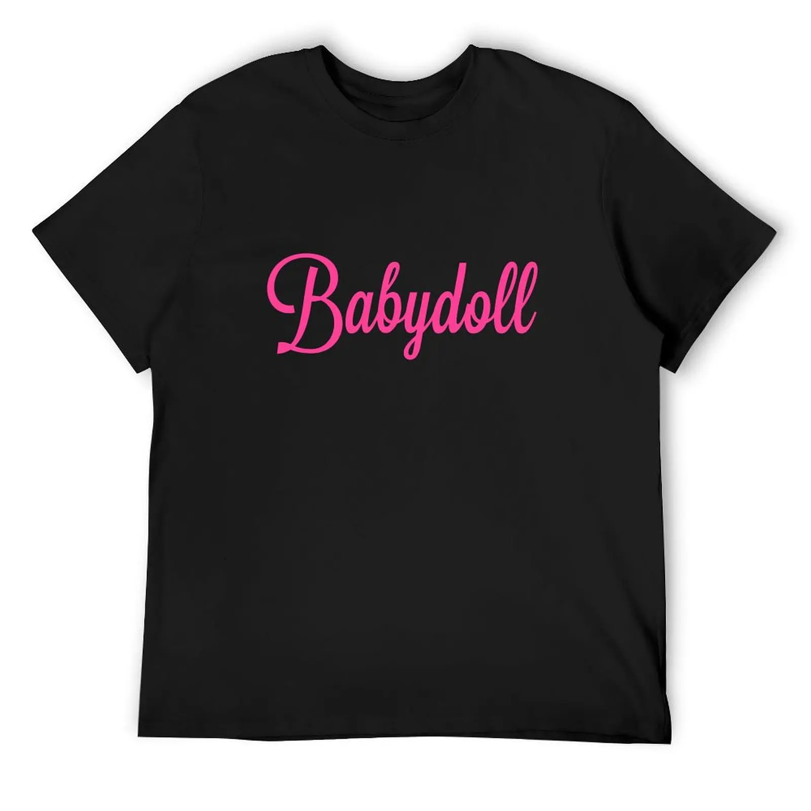 

Pink Babydoll T-Shirt boys animal print tees anime clothes Men's t-shirts