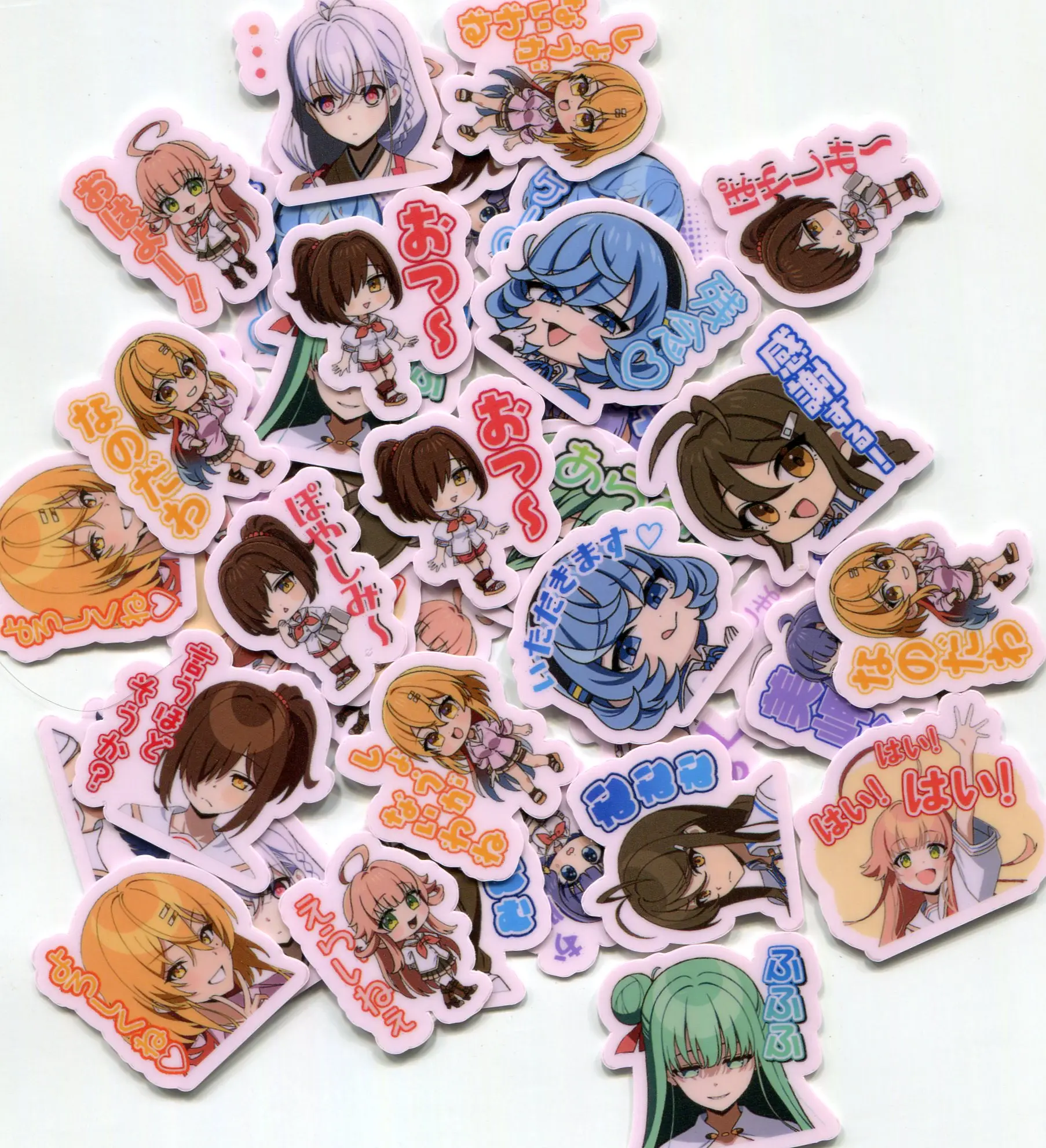 40 قطعة ملصق الرسوم المتحركة NUKITASHI