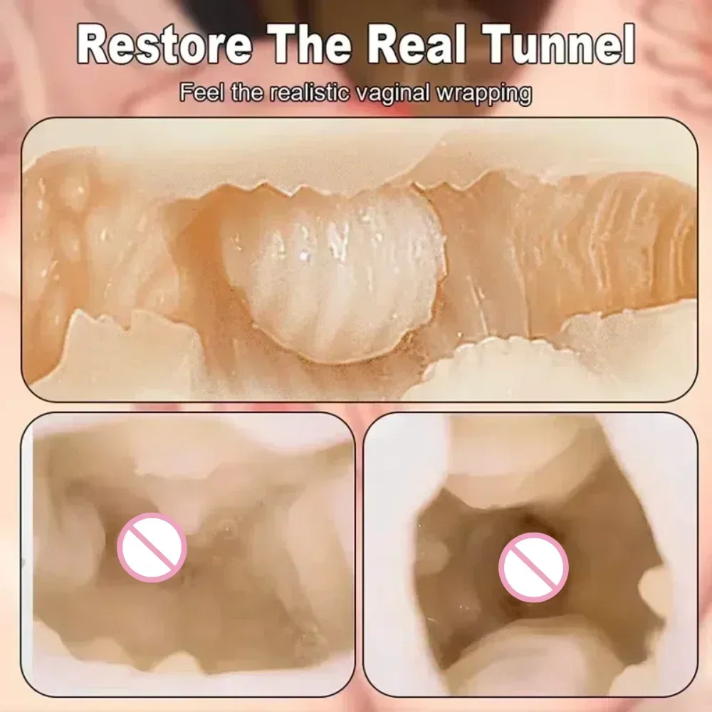 قوية مص جهاز استمناء واقعية الشرج المهبل جيب كس اللسان مدلك ذكر معدات الاستمتاع واللعبة الجنس للرجال لعبة الكبار #5