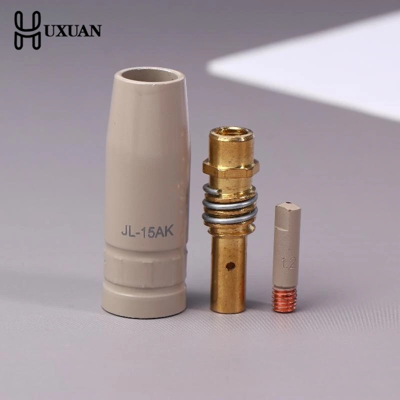 3 قطعة/الحزمة، MB-15Ak Mig طلاء السيراميك غير عصا لحام الخبث موصل فوهة واقية ملحقات محمية أوروبية