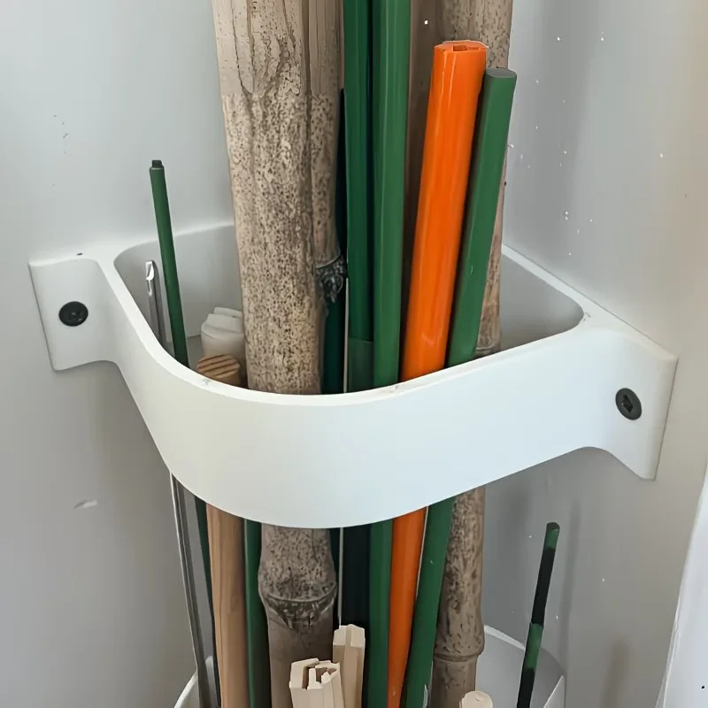 Wall Mounted Drill Hole Tool Organizer for Garage Workshop Corner - Sturdy FOR pla Storage Rack with Easy Setup