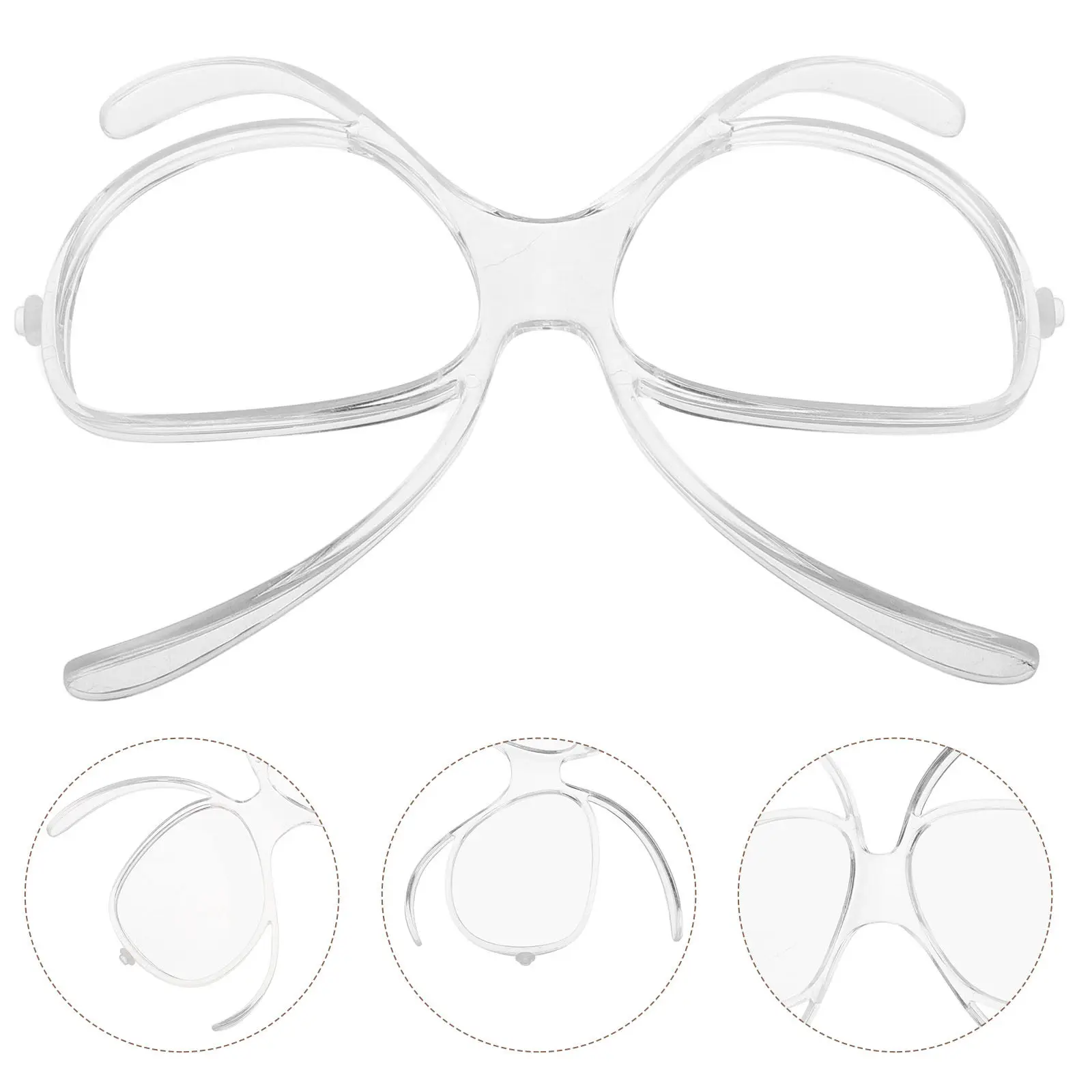 Inner Frame for Ski Goggles Convert Any Goggle to Prescription Ready Lightweight Flexible Pc Material for Comfortable All Day