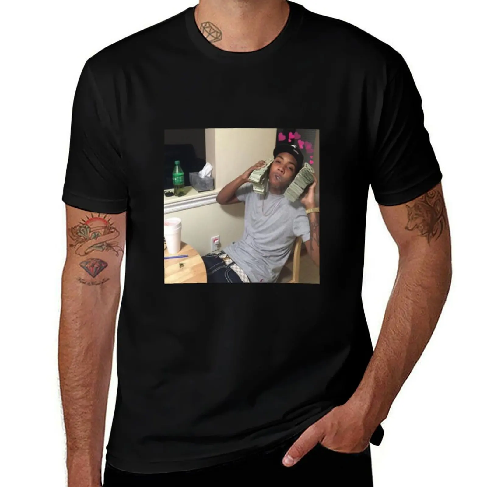 

G herbo T-Shirt t shirts for man pack white cotton t shirt man T-Shirt