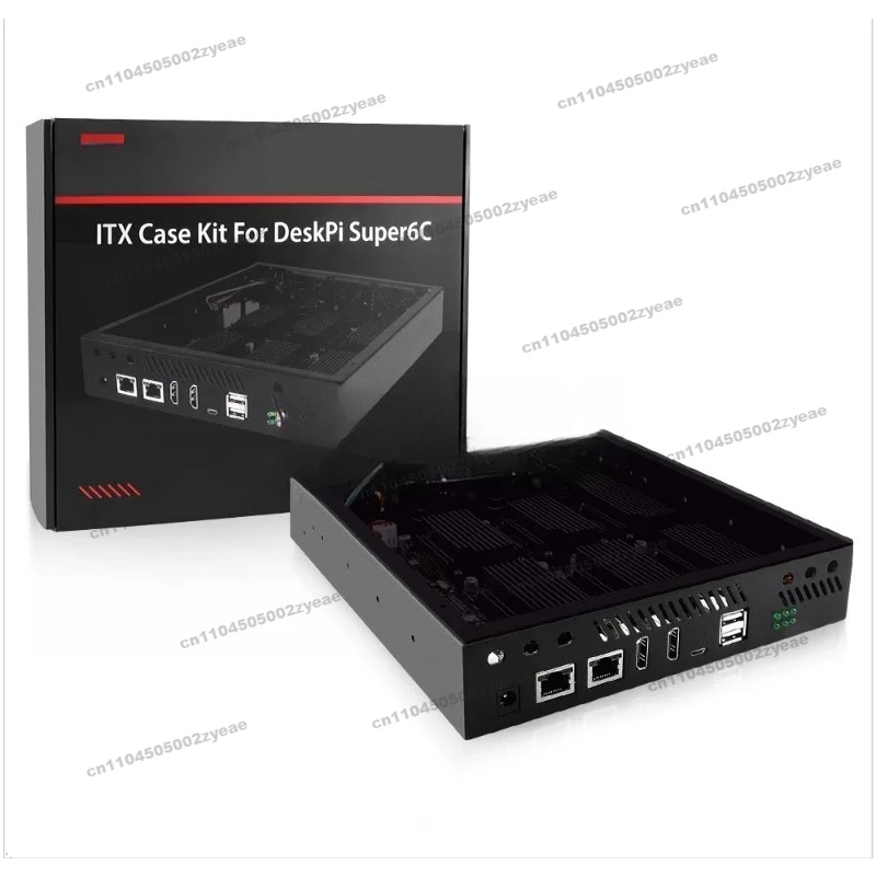 

Для 52Pi New DeskPi Super6C Raspberry Pi CM4/CM5 Cluster Carrier Mini-ITX Board 6 RPI Совместимость с поддержкой CM4/CM5