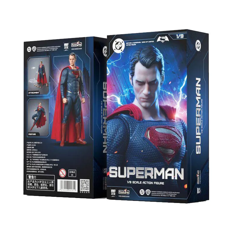 Fondjoy DC Superman Action Figure One Ninth Scale Articulated Collectible Official Licensed Batman V Superman Dawn Of Justice view 5