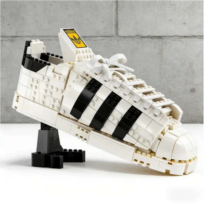 

Spot 731 шт. MOC суперзвезда спортивная обувь строительный блок модель кирпичная игрушка для детей и взрослых подарок на день рождения и Рождество