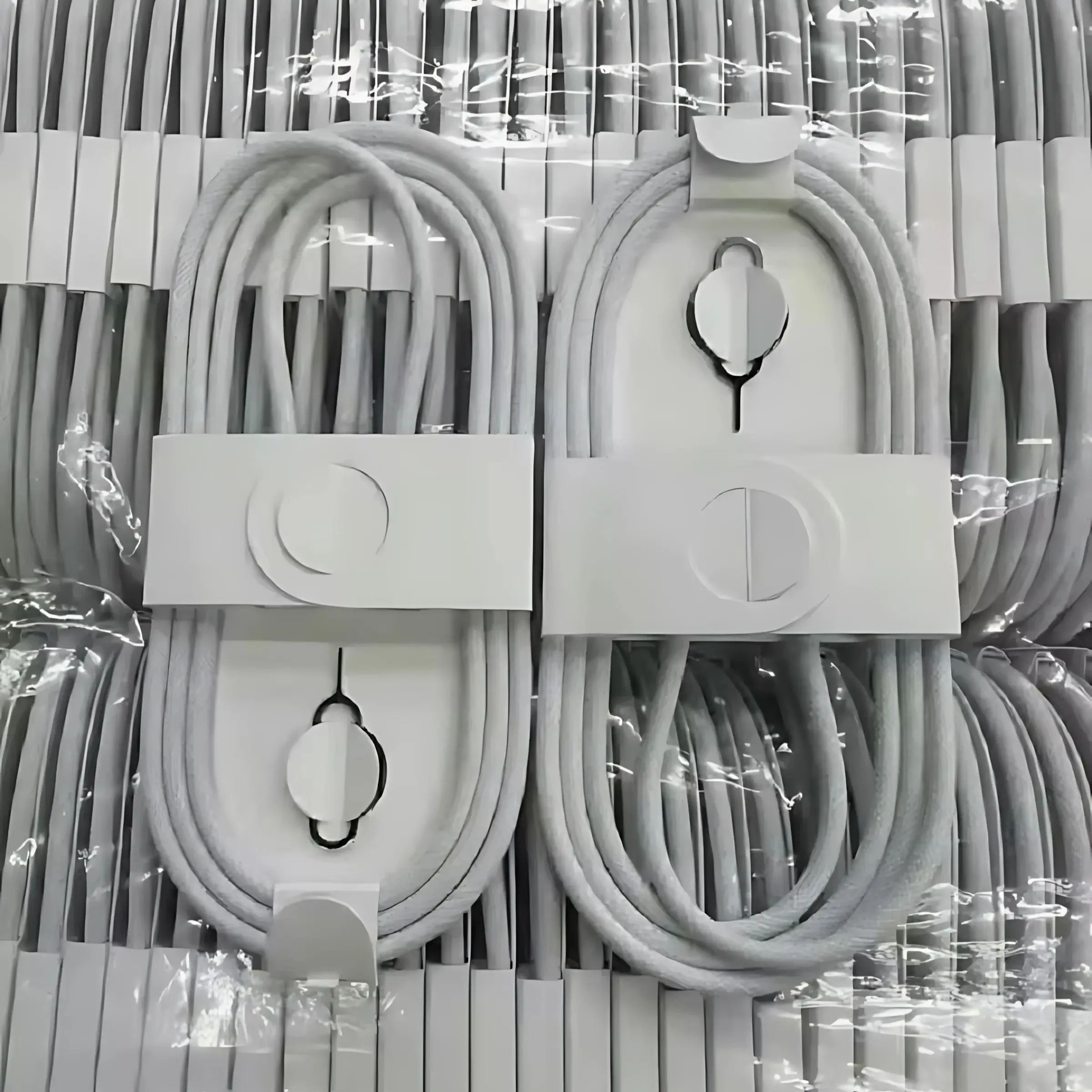 1-50 قطعة 60 واط نوع C الأصلي النسيج كابل ل أبل آيفون 14 13 12 11 15 16 17 برو ماكس 17 الهواء USB C شحن سريع كابلات الهاتف