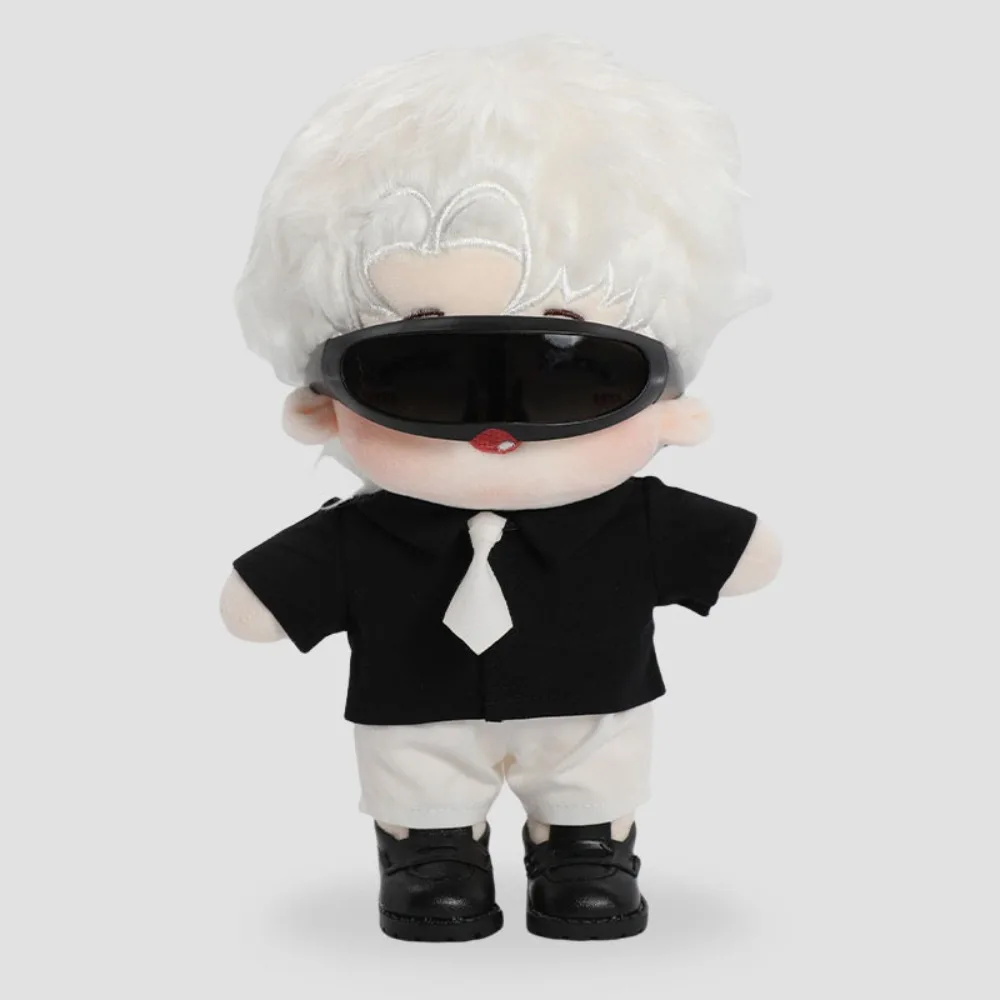 20Cm Cotton Doll Clothes Accessories Fashion Windproof Goggles Sunglasses Changing Dress Sitting Party Game DIY Gift Toys